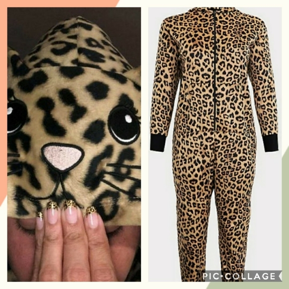 torrid Other - 📌SOLD OUT📌🆕PLUS SIZE LEOPARD FLEECE ONESIE